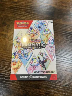 Pokemon TCG Prismatic Evolutions Booster Bundle Box 60 Cards English 2025 - Image 1