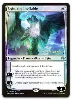 Ugin, the Ineffable #2 (Foil) (NM) Prerelease Cards PRE Magic MTG - Image 1