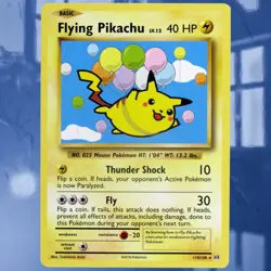 Flying Pikachu #110/108 Secret Rare Evolutions Pokemon Pokemon Card ☆Near-Mint☆ - Image 1
