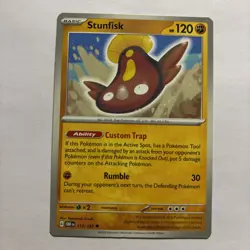 Pokemon Obsidian Flames 112/197 Stunfisk - Image 1