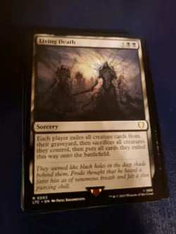 MTG Lord of the Rings: Tales of Middle-earth Living Death Sorcery Card - Image 1