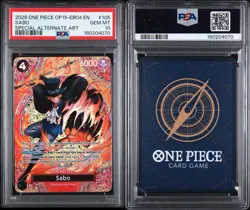 2026 One Piece OP15-EB04 EN Kami’s Island - Sabo P-105 PSA 10 - Image 3