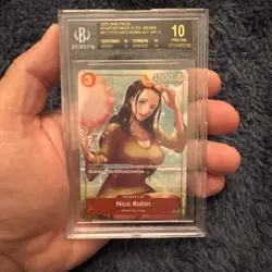 BGS 10 Black Label One Piece ST21-010 C* Nico Robin - English - Foil - EX-GEAR5 - Image 1
