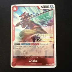 Chaka Tournament Promo Foil Stamped Judge Pack Vol. 4 One Piece OP05-008 - Image 1