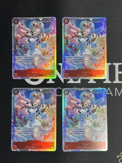 One Piece TCG Uta ST23-001 Film Red Full Play Set (4 Copies) - Image 1