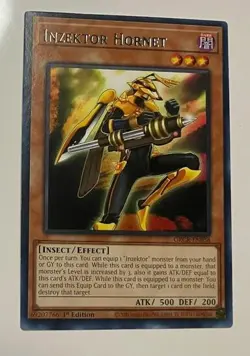 Yugioh Inzektor Hornet GRCR-EN038 Collector Rare 1st Ed NM - Image 1