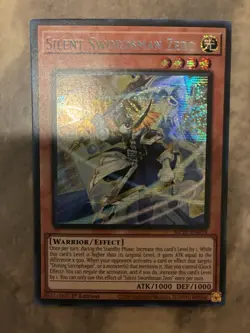 Yugioh! TCG - Silent Swordsman Zero - Prismatic Secret Rare - MP25-EN059 - Image 1