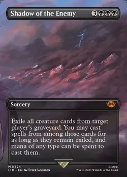 Shadow of the Enemy (#424) - Extended Art LTR NM MTG - Image 1