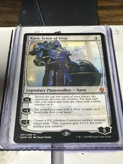 Karn, Scion of Urza (1/296) Dominaria LP MTG - Image 1