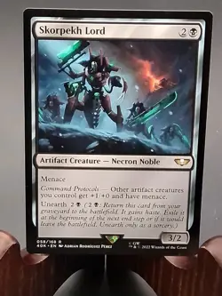 Skorpekh Lord Universes Beyond: Warhammer 40000 MTG Regular Near Mint - Image 1