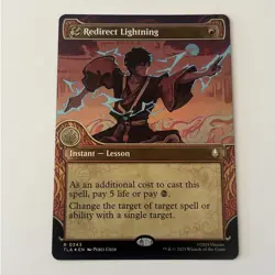 Redirect Lightning (Showcase) 343 Foil R Avatar: The Last Airbender MTG - Image 1