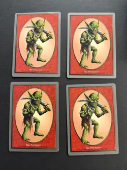 4x Goblin Token Unglued 3 in LP/MP 1 in MP MTG Magic the Gathering - Image 1
