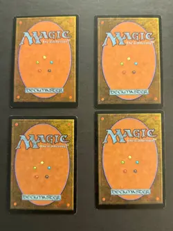 4x Goblin Token Unglued 3 in LP/MP 1 in MP MTG Magic the Gathering - Image 2