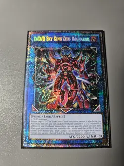 Yugioh! D/D/D Sky King Zeus Ragnarok DOOD-EN039 STARLIGHT RARE - Image 1