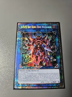 Yugioh! D/D/D Sky King Zeus Ragnarok DOOD-EN039 STARLIGHT RARE - Image 2