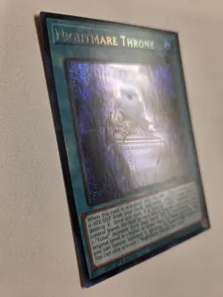 Nightmare Throne MP25-EN072 Prismatic Secret Rare Yugioh 2025 Mega-Pack Mint - Image 2