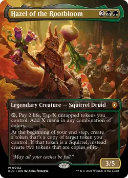 MTG Hazel of the Rootbloom (Borderless) [Bloomburrow Commander] Foil Near Mint M - Image 1