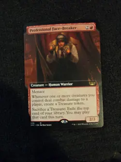 Professional Face-Breaker Extended Art Streets New Capenna #426 Regular NM MTG - Image 1