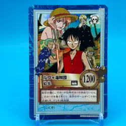 Monkey D. Luffy ONE PIECE Holo Carddass Hyper Battle Card TCG Anime Japan #S40 - Image 1