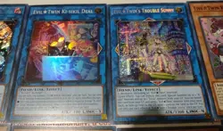 YuGiOh Cards Evil Twin & Live Twin Link Deck Core Collectable Trading Card Game. - Image 3