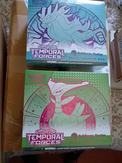 Pokemon Center Temporal Forces ETB Set of 2 Scarlet & Violet TCG mint - Image 1