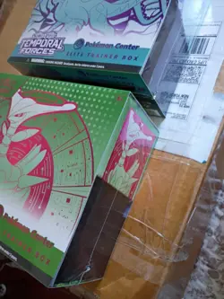 Pokemon Center Temporal Forces ETB Set of 2 Scarlet & Violet TCG mint - Image 3