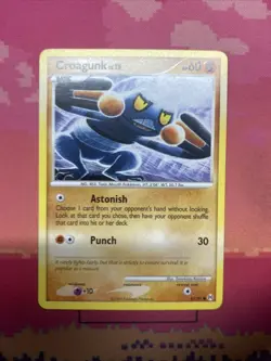 Pokemon Card Croagunk Arceus Common 61/99 Near Mint - Image 1