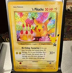 The Pokemon Company ______'s Pikachu #25 Wotc Promo Holo 50 HP EN - Image 1