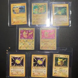 Lot Of 8 Pikachu Cards See Pics - Image 1