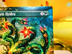 Mossborn Hydra rare border less magic the gathering foundations trading card - Image 5