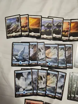 MTG Battle for Zendikar Full Art Land Lot - 48 Cards - Forest, Mountain, Island, - Image 2