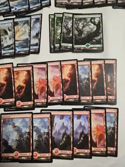 MTG Battle for Zendikar Full Art Land Lot - 48 Cards - Forest, Mountain, Island, - Image 5