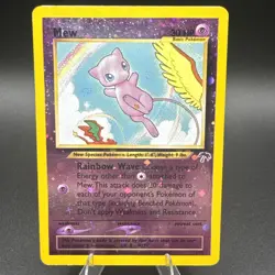 Pokemon Mew Southern Islands Reverse Holo Promo Card 01/18 English - Image 1