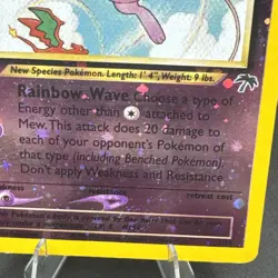 Pokemon Mew Southern Islands Reverse Holo Promo Card 01/18 English - Image 5