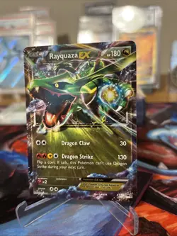 Rayquaza EX - XY73 - Pokemon XY Promo Ultra Rare Card LP 🔥 - Image 2