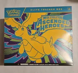 Pokemon TCG Mega Evolution: Ascended Heroes Elite Trainer Box Sealed ETB - Image 1