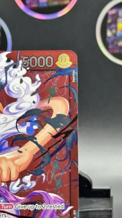 One Piece Card Game Monkey.D.Luffy ST21-001 Leader Alt Art Holo Four Emperors NM - Image 4