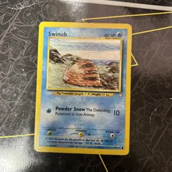 (Unlimited) Pokemon SWINUB Card NEO GENESIS Set 79/111 COMMON D2 - Image 1