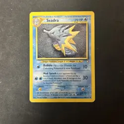 Unlimited Pokemon SEADRA Card NEO GENESIS Set 48/111 UNCOMMON D2 - Image 1