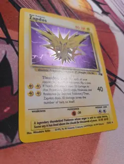 Pokemon TCG Zapdos Holo Bundle – Base Set 16/102 & Fossil 15/62 – Rare – Ex/LP - Image 5
