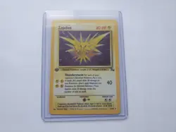 Pokemon TCG Zapdos Fossil 1st Edition Rare Holo 15/62 - Image 1