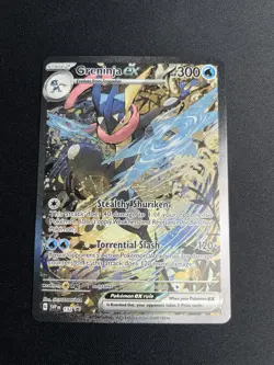 Pokemon Greninja ex 132 Black Star Promo Scarlet Violet SVP132 Full Art Holo NM - Image 2