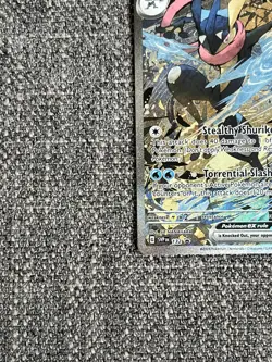 Pokemon English Greninja Ex promo 132, scarlet & violet, nm to mint condition - Image 5