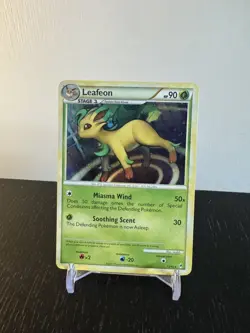 Pokemon TCG Leafeon Call Of Legends 13/95 Cosmos Holo Rare LP. - Image 1