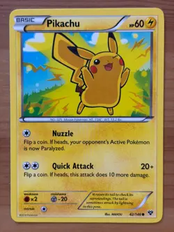 Pikachu 42/146 Regular Common LP - X & Y 2014 - Pokemon TCG - Image 1
