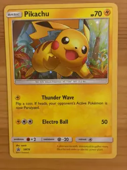 Pikachu SM76 Cosmos Holo MP - Sun & Moon Promo 2017 - Pokemon TCG - Image 1