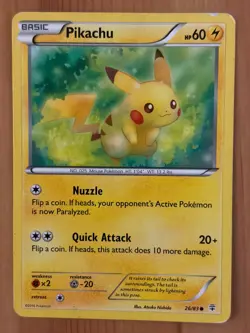 Pikachu 26/83 Regular Common MP - Generations 2016 - Pokemon TCG - Image 1