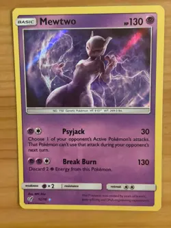 Mewtwo 12/18 Holo LP - Detective Pikachu 2019 - Pokemon TCG - Image 1