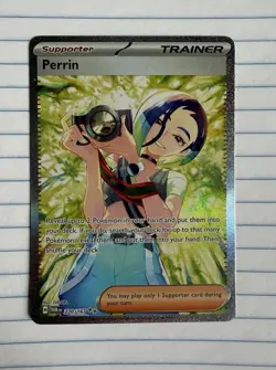 Pokemon TCG Twilight Masquerade Holo Perrin 220/167 Sv06 Sir NM - Image 1