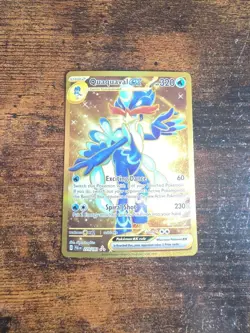 Quaquaval ex - 273/193 Gold Hyper Rare Full Art Paldea Evolved Pokemon TCG - Image 1